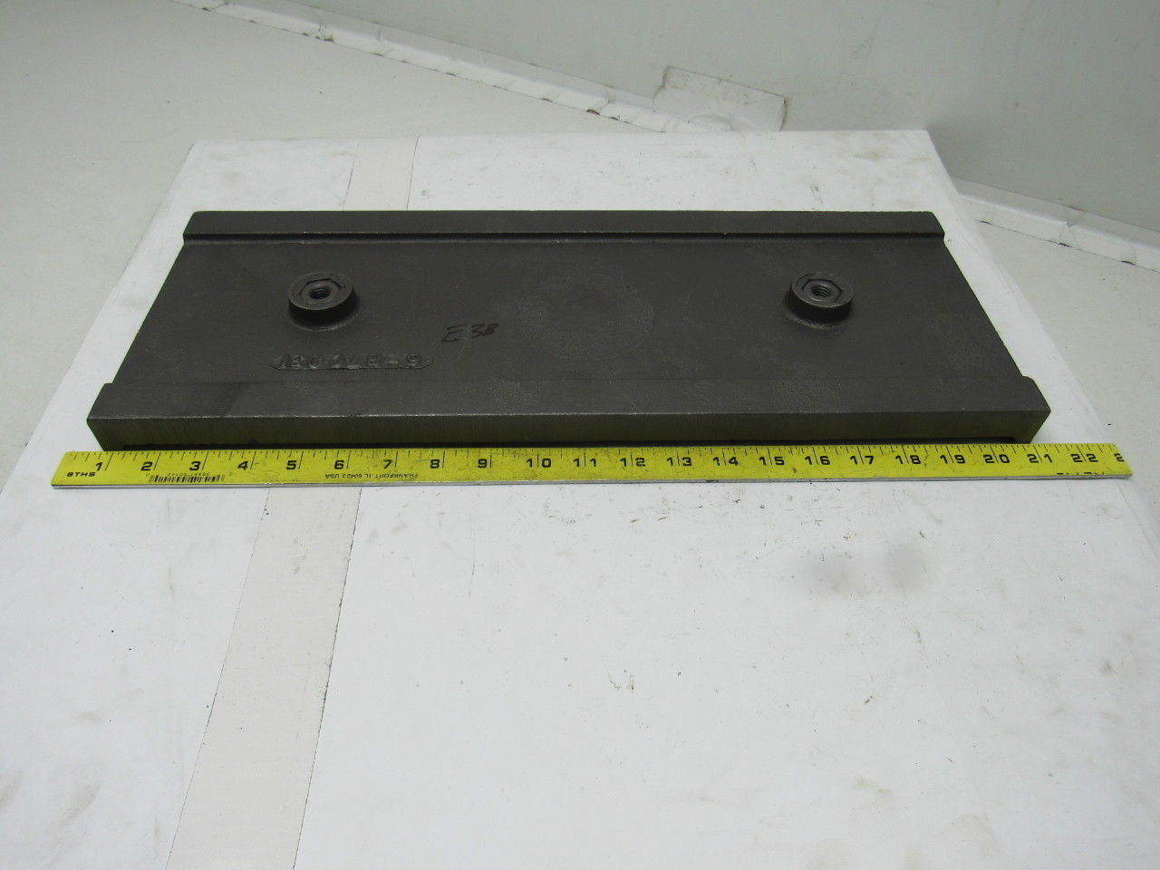 Wheelabrator Pangborn 6-870031 OEM Wear Plate Liner Shot Blaster 20-1/4"x7-7/8"