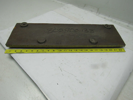 Wheelabrator Pangborn 6-890013B OEM Wear Plate Liner Shot Blaster 22-3/4"x6-7/8"