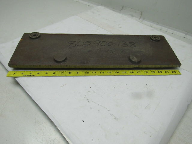Wheelabrator Pangborn 6-890013B OEM Wear Plate Liner Shot Blaster 22-3/4"x6-7/8"