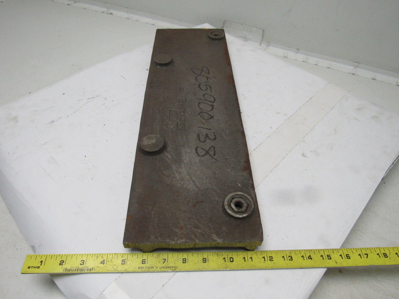 Wheelabrator Pangborn 6-890013B OEM Wear Plate Liner Shot Blaster 22-3/4"x6-7/8"