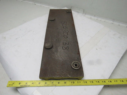 Wheelabrator Pangborn 6-890013B OEM Wear Plate Liner Shot Blaster 22-3/4"x6-7/8"