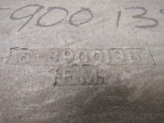 Wheelabrator Pangborn 6-890013B OEM Wear Plate Liner Shot Blaster 22-3/4"x6-7/8"