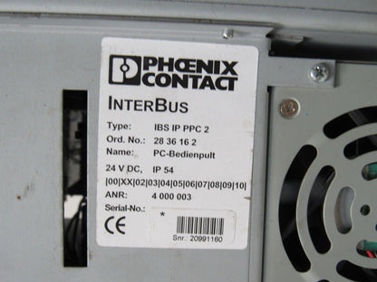 Phoenix Contact IBS IP PPC 2 Operator Interface Terminal Panel Controller