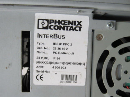 Phoenix Contact IBS IP PPC 2 Operator Interface Terminal Panel Controller