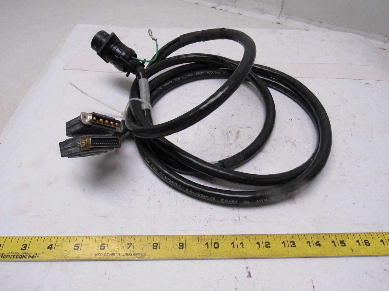 Ingersoll Rand 99385361 Motor Cable 105" 17 Female Pin to 2 Connectors OEM