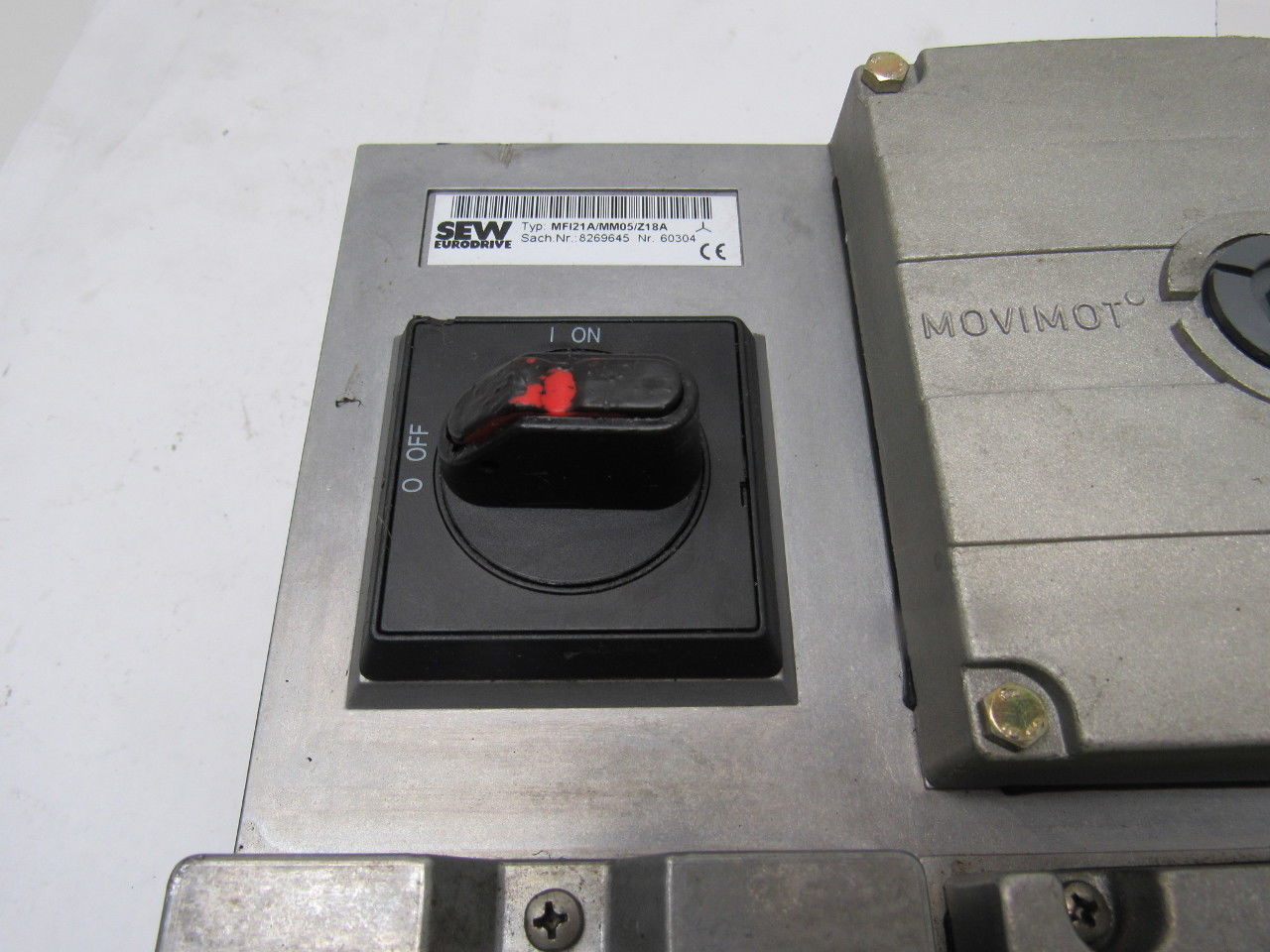 Sew Eurodrive MFI21A/MM05/Z18A Movimot 0.55Kw Field Distributor Wye-Delta Conn.