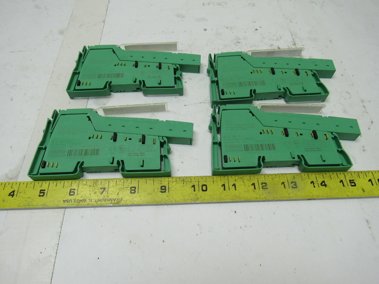 Phoenix Contact Module ID 190 IB IL 24 DI4 Terminal Block Lot Of 4