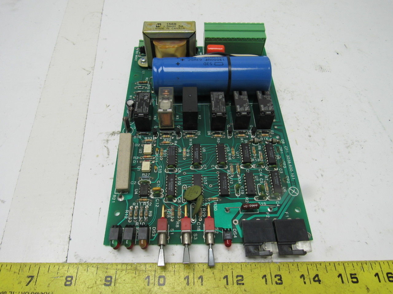 CP1 3038.600.101 Printed Circuit Board LED Indicators On Board Switches