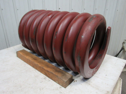 Large HD Compression Die Spring 18OD x12-1/4" ID x 30" L 3-1/4" Coil Size"
