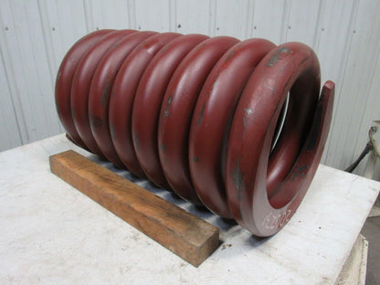 Large HD Compression Die Spring 18OD x12-1/4" ID x 30" L 3-1/4" Coil Size"