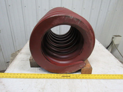 Large HD Compression Die Spring 18OD x12-1/4" ID x 30" L 3-1/4" Coil Size"