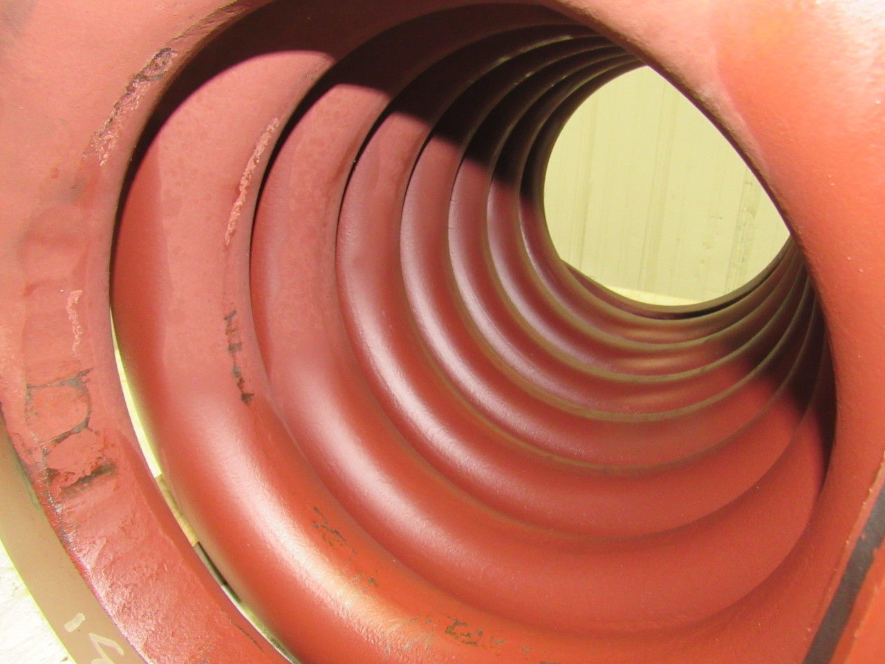 Large HD Compression Die Spring 18OD x12-1/4" ID x 30" L 3-1/4" Coil Size"