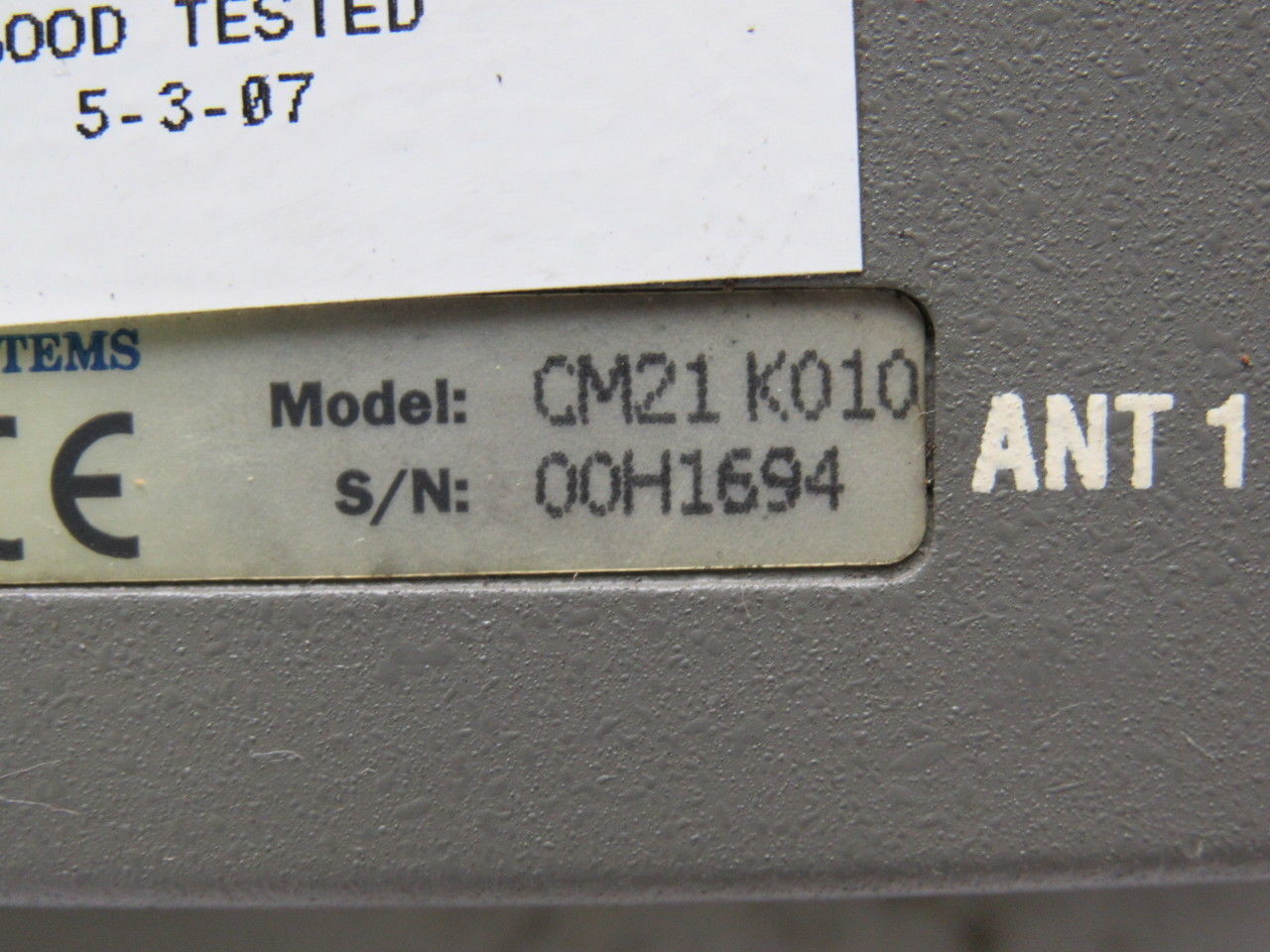 Escort Memory Systems CM21-K010 CM21 Interbus Interface Module