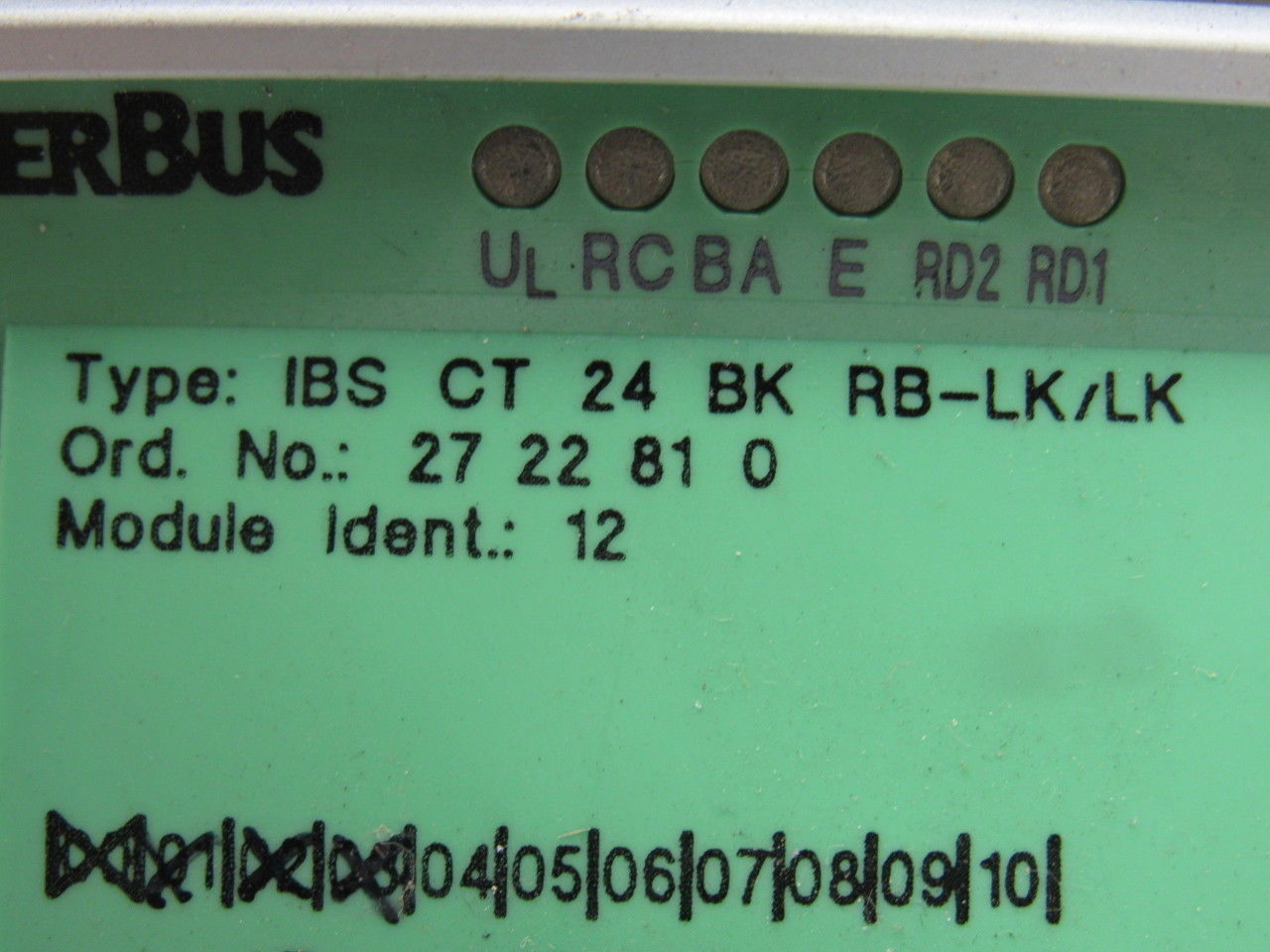 Phoenix Contact IBS CT 24 BK RB-LK/LK 2722810 Interbus Module