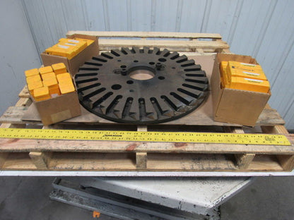 Ingersoll/Kennametal 27-1/2" Cut Dia 30 Cutter Face Mill Plate W/New Tooling