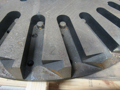 Ingersoll/Kennametal 27-1/2" Cut Dia 30 Cutter Face Mill Plate W/New Tooling