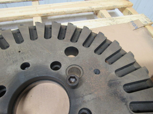 Ingersoll/Kennametal 27-1/2" Cut Dia 30 Cutter Face Mill Plate W/New Tooling