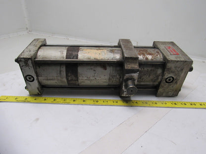 Milwaukee Cylinder A73 4" Bore 11" Stroke Offset Trunnion 250 PSI Hyd. Cylinder