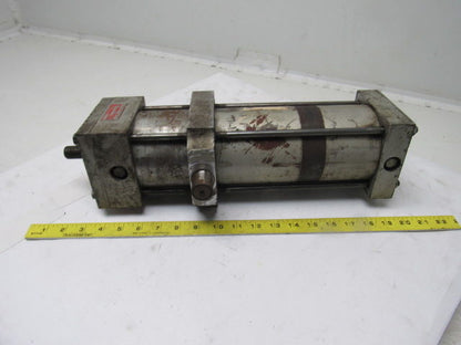 Milwaukee Cylinder A73 4" Bore 11" Stroke Offset Trunnion 250 PSI Hyd. Cylinder