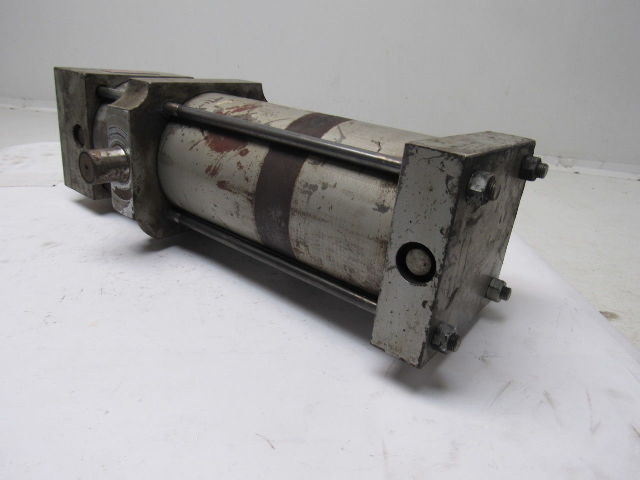 Milwaukee Cylinder A73 4" Bore 11" Stroke Offset Trunnion 250 PSI Hyd. Cylinder
