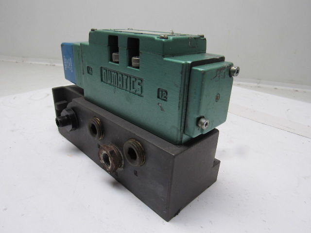 Numatics 124BA43BMP56Y61 4/2 Way Single Solenoid 24VDC Spring Return Valve