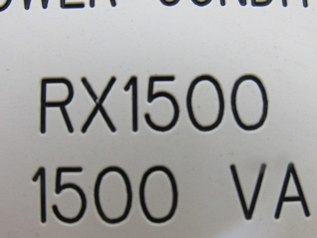 On Power Systems RX1500 1500 VA Power Conditioner 480V Primary-120V Sec. 60 Hz.