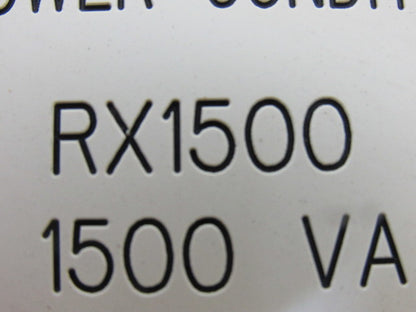 On Power Systems RX1500 1500 VA Power Conditioner 480V Primary-120V Sec. 60 Hz.