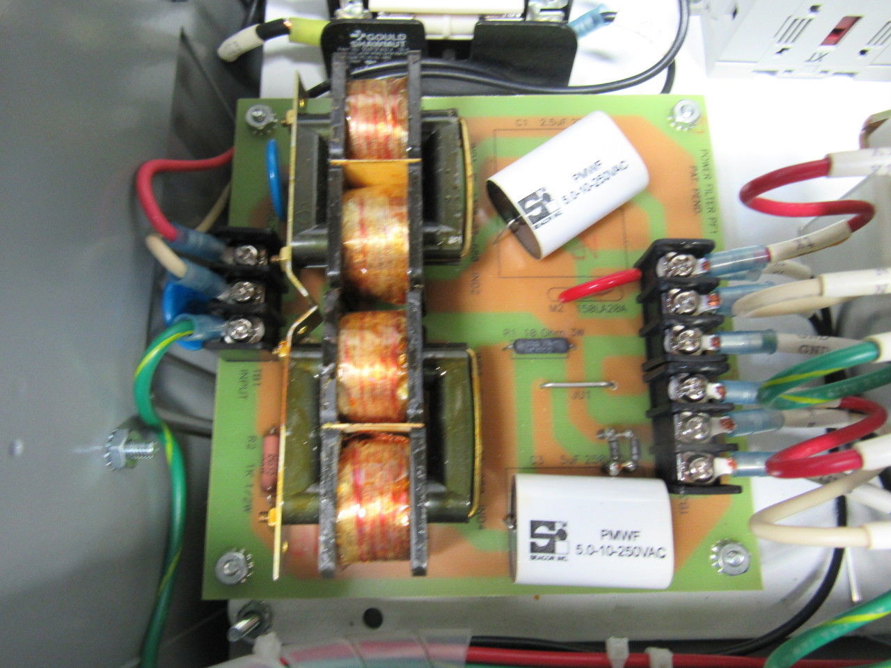 On Power Systems RX1500 1500 VA Power Conditioner 480V Primary-120V Sec. 60 Hz.