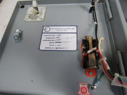 On Power Systems RX1500 1500 VA Power Conditioner 480V Primary-120V Sec. 60 Hz.