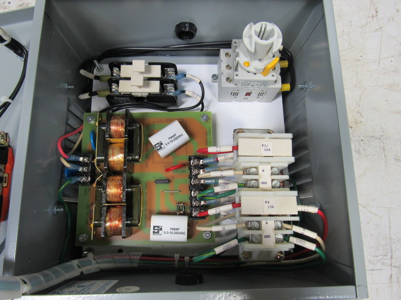 On Power Systems RX1500 1500 VA Power Conditioner 480V Primary-120V Sec. 60 Hz.