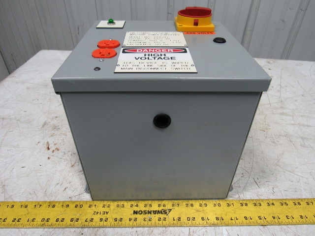 On Power Systems RX1500 1500 VA Power Conditioner 480V Primary-120V Sec. 60 Hz.