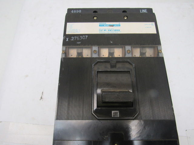 Gould KM3-S800V 800A MAX 3 Pole Molded Case Circuit Breaker