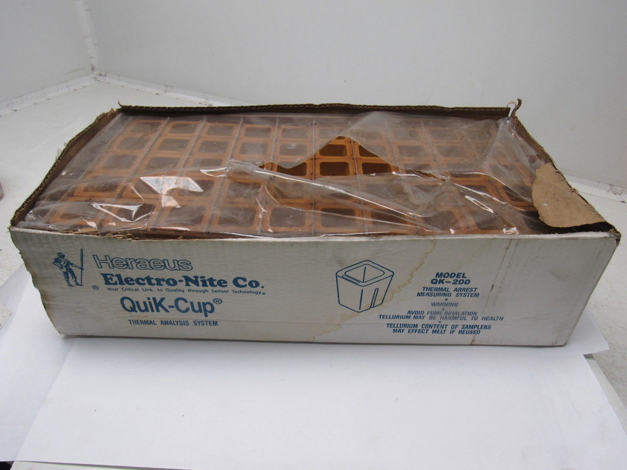Heraeus QK-200 902.032.61 Quick-Cup Thermal System Box of 100