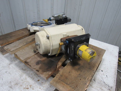 EL-O-Matic ESA 350/3A Valve Controller W/Grinell LC-8170-3 6" Butterfly Valve