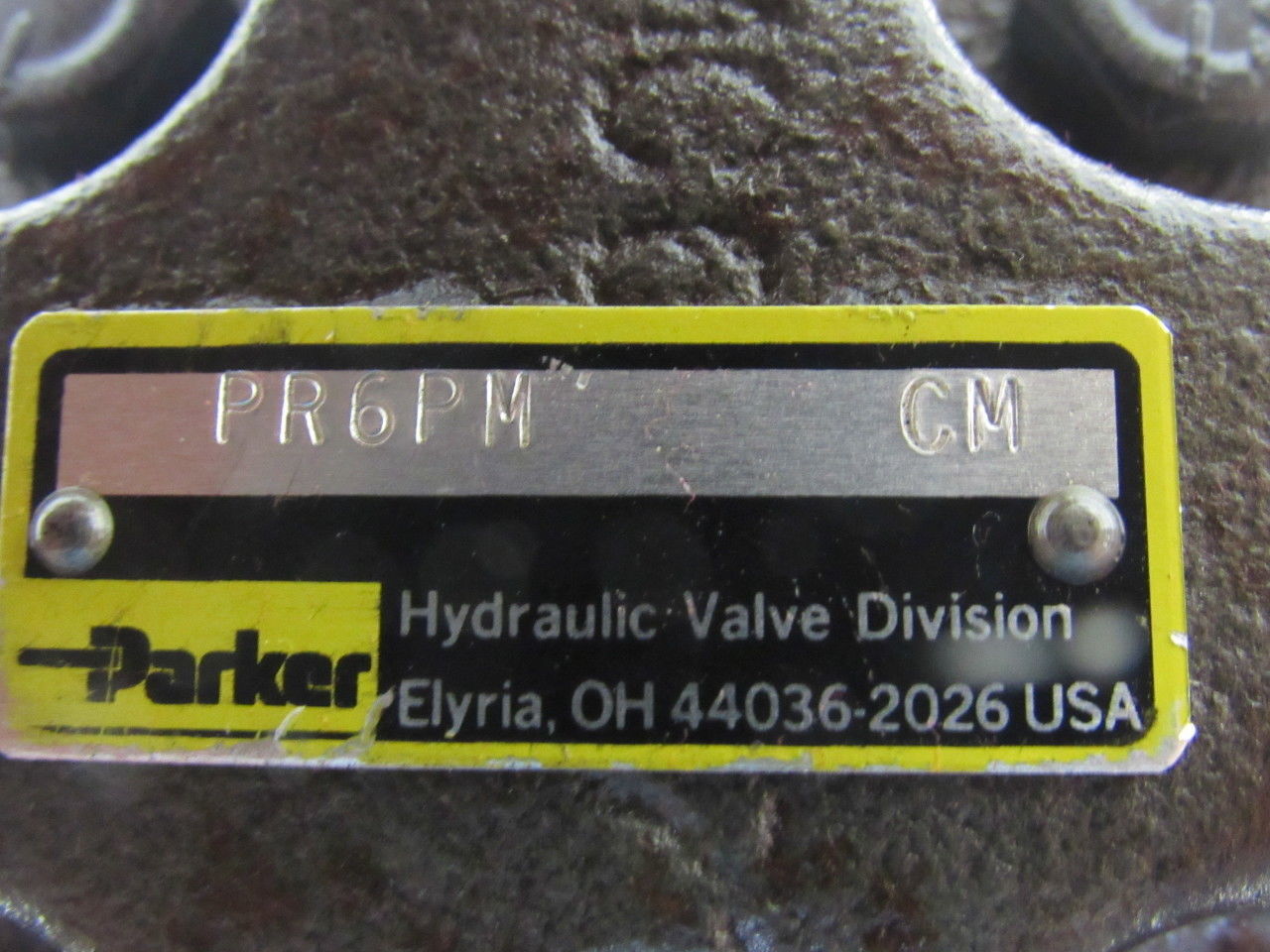 Parker PR6PM CM 1/2" Port Pressure Regulating Control Valve