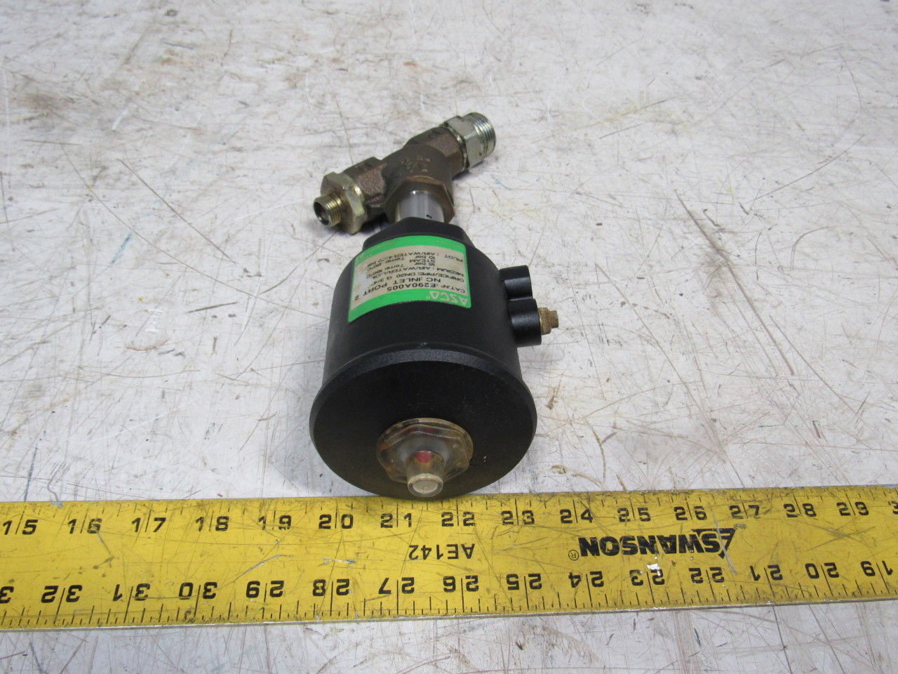Asco E290A005 3/4" 2/2 Way Pressure Operated Valve Air/Water Pilot 4-10 Bar