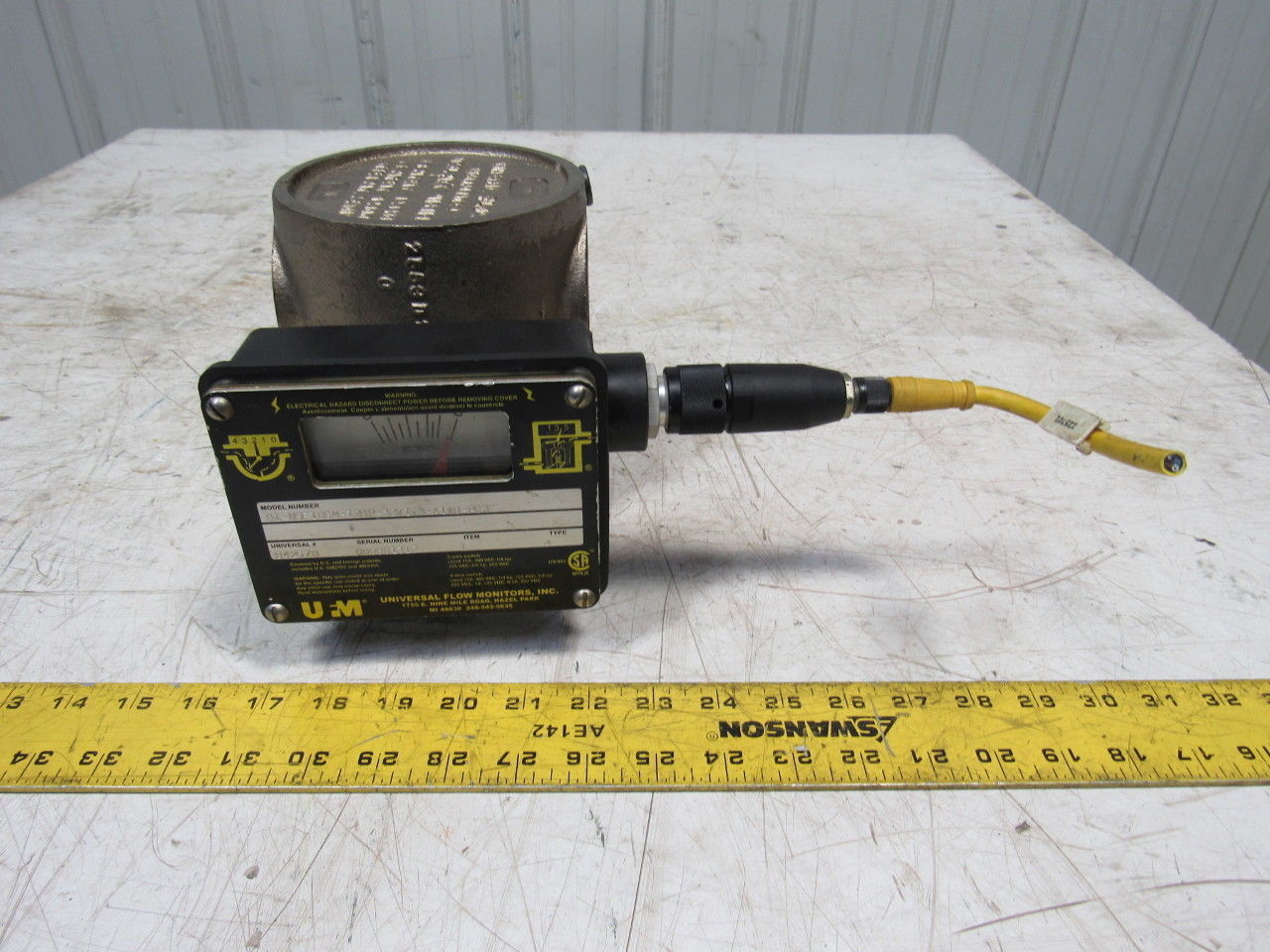 UFM 01-NSF10GM-12BP-32V1.0-A1WU-PC3 Type 4 0-10GPM Flow Meter