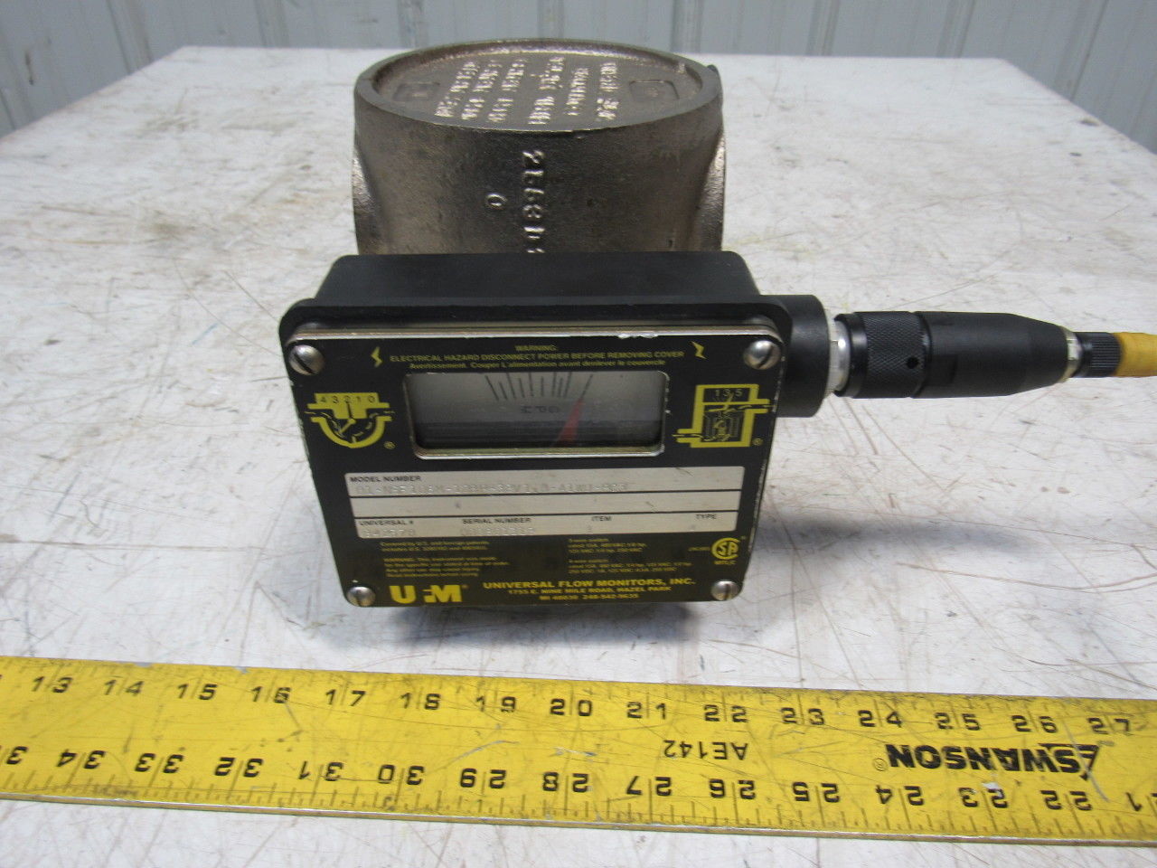 UFM 01-NSF10GM-12BP-32V1.0-A1WU-PC3 Type 4 0-10GPM Flow Meter