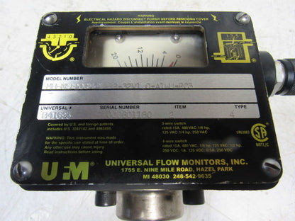 UFM MH-NSF20GM-12BP-32V1.0-A1WU-PC3 Type 4 0-20GPM Flow Meter 1/2" Ports