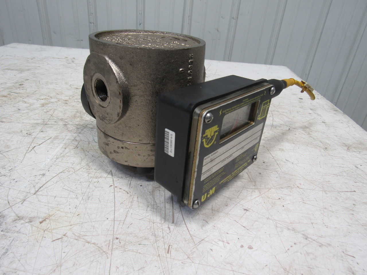 UFM MH-NSF20GM-12BP-32V1.0-A1WU-PC3 Type 4 0-20GPM Flow Meter 1/2" Ports