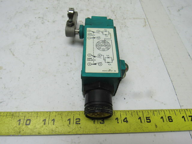 A-B Allen Bradley 802M Limit Switch w/ Actuator Arm & Indicator Lights