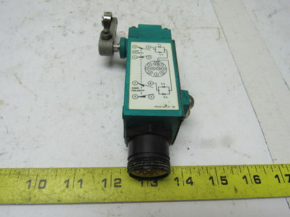 A-B Allen Bradley 802M Limit Switch w/ Actuator Arm & Indicator Lights