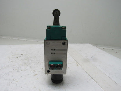 A-B Allen Bradley 802M Limit Switch w/ Actuator Arm & Indicator Lights