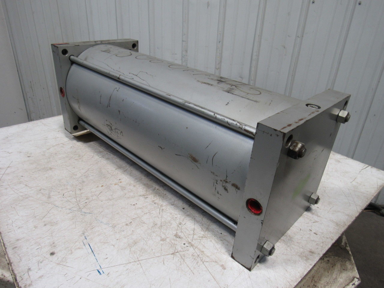 Milwaukee 1123-21-24S-1 12" Bore 27.5" Stroke 250 PSI 2-1/2"-12 Rod Air Cylinder