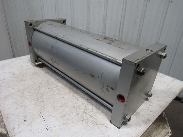 Milwaukee 1123-21-24S-1 12" Bore 27.5" Stroke 250 PSI 2-1/2"-12 Rod Air Cylinder