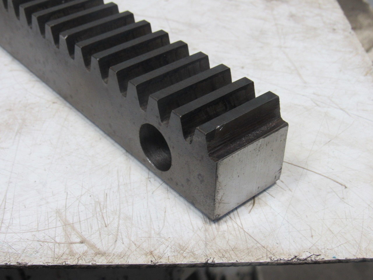 Flat Pinion Gear Rack 136T 0.151 MOD 1.5" Face 70.0185" 1/2" Pitch Approx.
