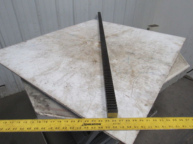 Flat Pinion Gear Rack 136T 0.151 MOD 1.5" Face 70.0185" 1/2" Pitch Approx.