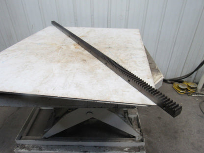 Flat Pinion Gear Rack 136T 0.151 MOD 1.5" Face 70.0185" 1/2" Pitch Approx.