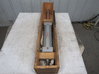 Milwaukee A42/D Double Ended Tie Rod Pneumatic Cylinder 4" Bore 13-1/2" Stroke