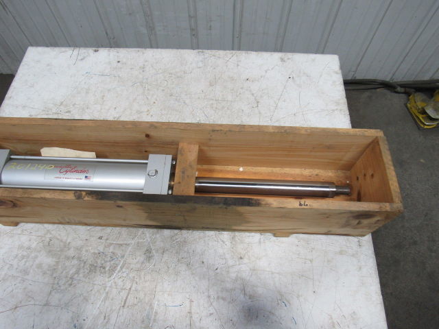 Milwaukee A42/D Double Ended Tie Rod Pneumatic Cylinder 4" Bore 13-1/2" Stroke
